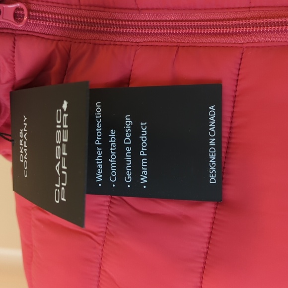 Pink puffer jacket size S/P NWT - Picture 3 of 4